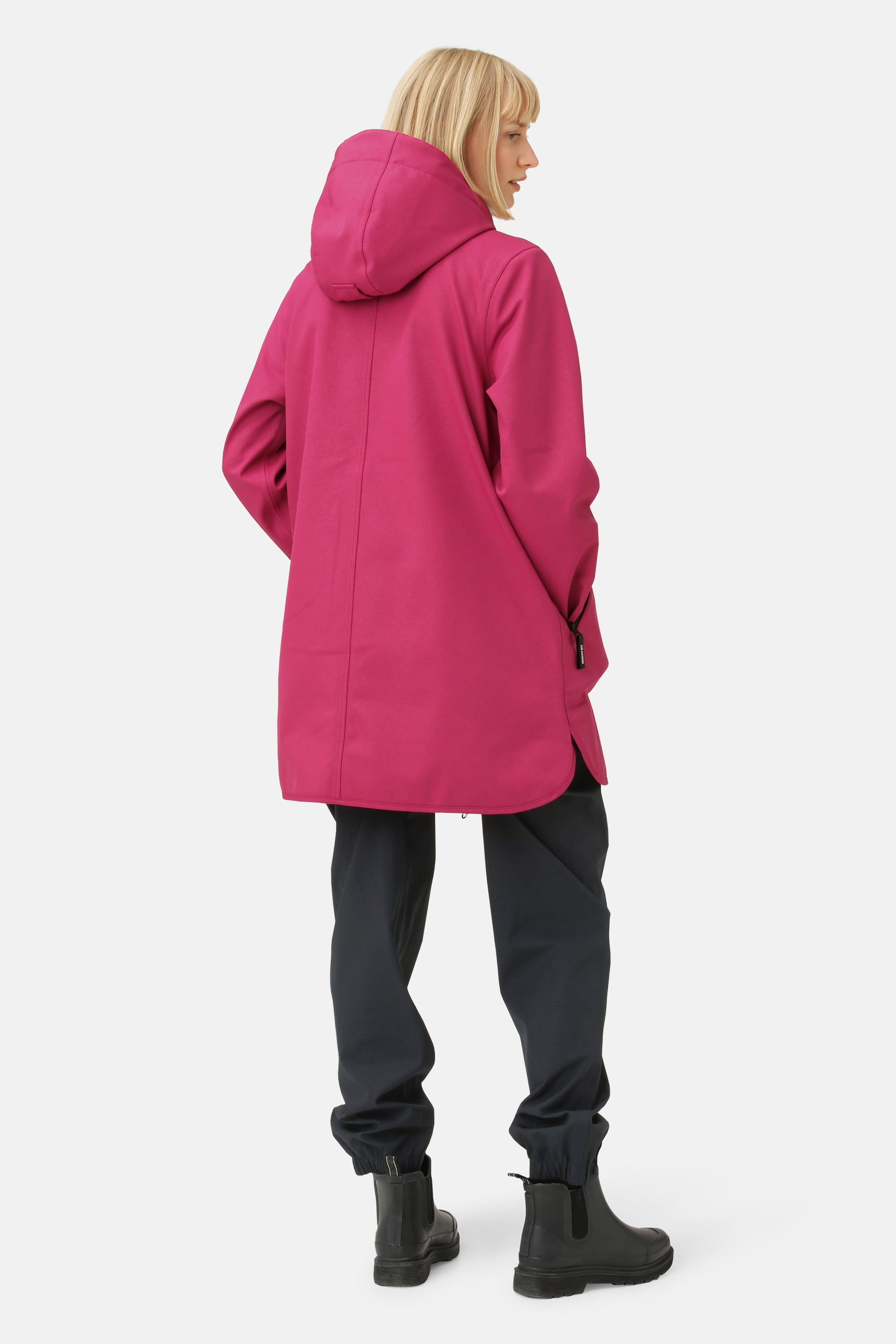 Softshell Regenmantel A-Linie - Sangria